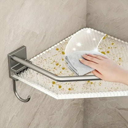 etagere-salle-de-bain-decorative-triangulaire-gris