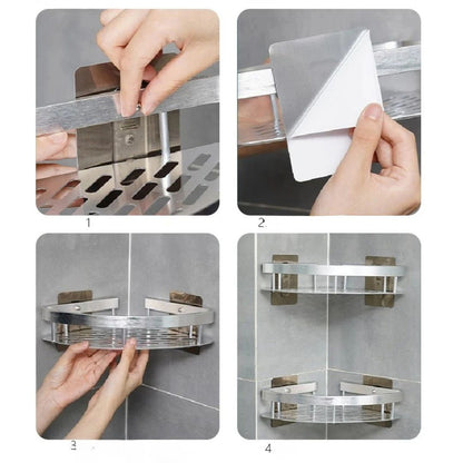 etagere-salle-de-bain-triangulaire-fixation