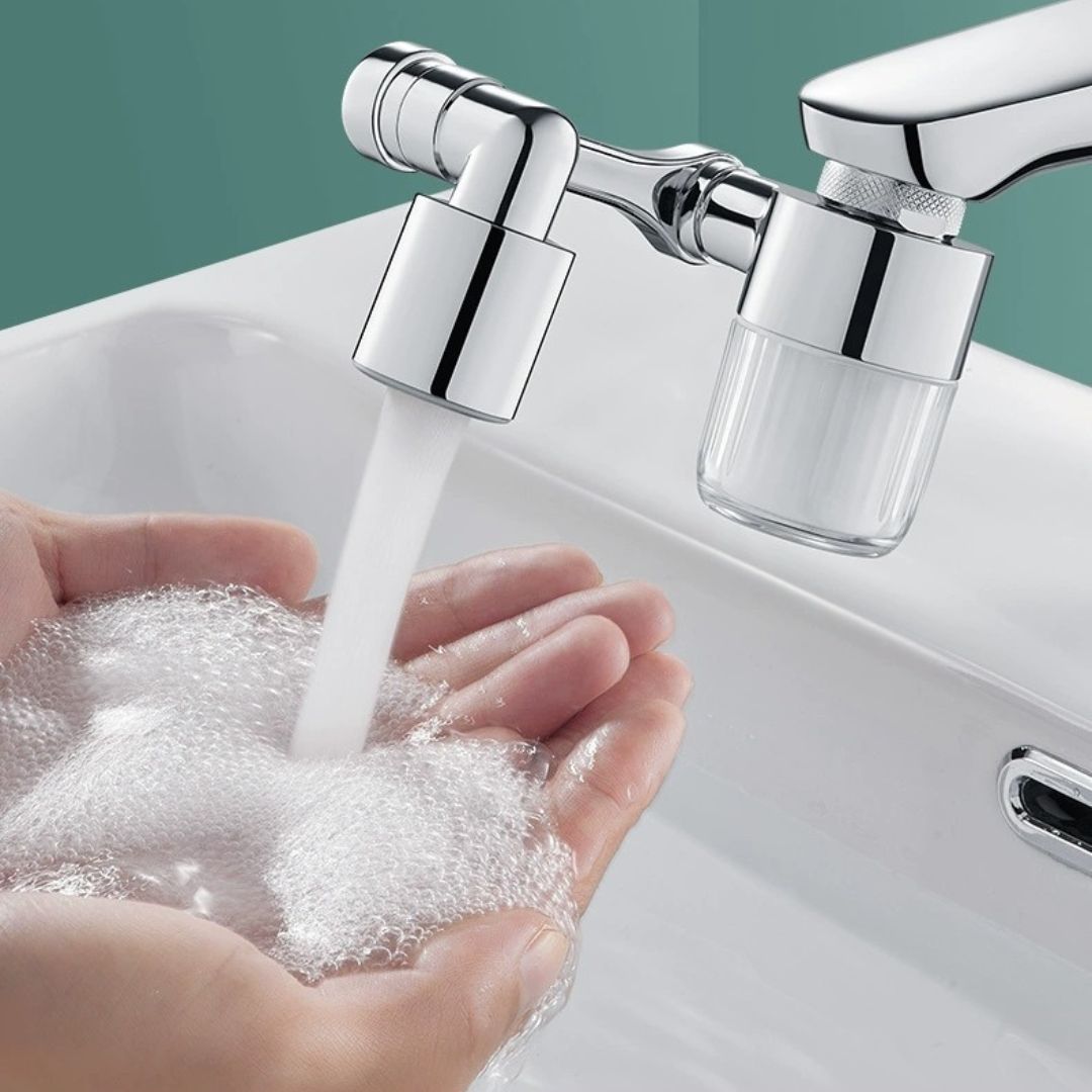 filtre-à-eau-robinet-argenté-purificateur
