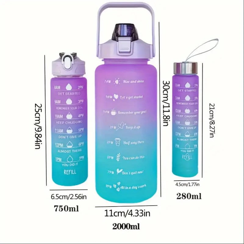 gourde-2l-violet-vert-3pièces