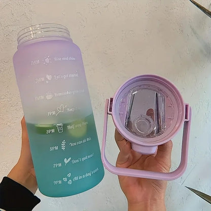 Gourde 2L | Kit'EcoSanté - Bouteille isotherme 3PC Violet bleu