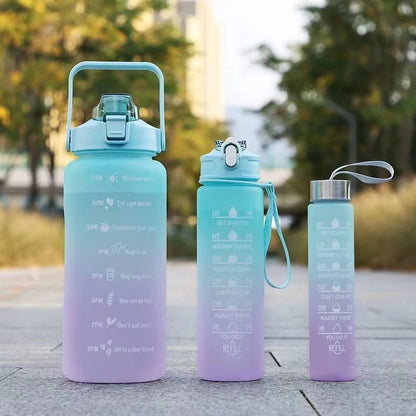 gourde-isotherme-2l-vert-violet-3pièces