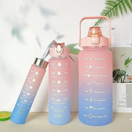 gourde-isotherme-rose-vert-trio