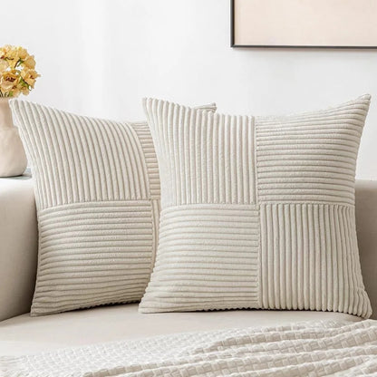 housse-de-coussin-blanc-velours-cotelé