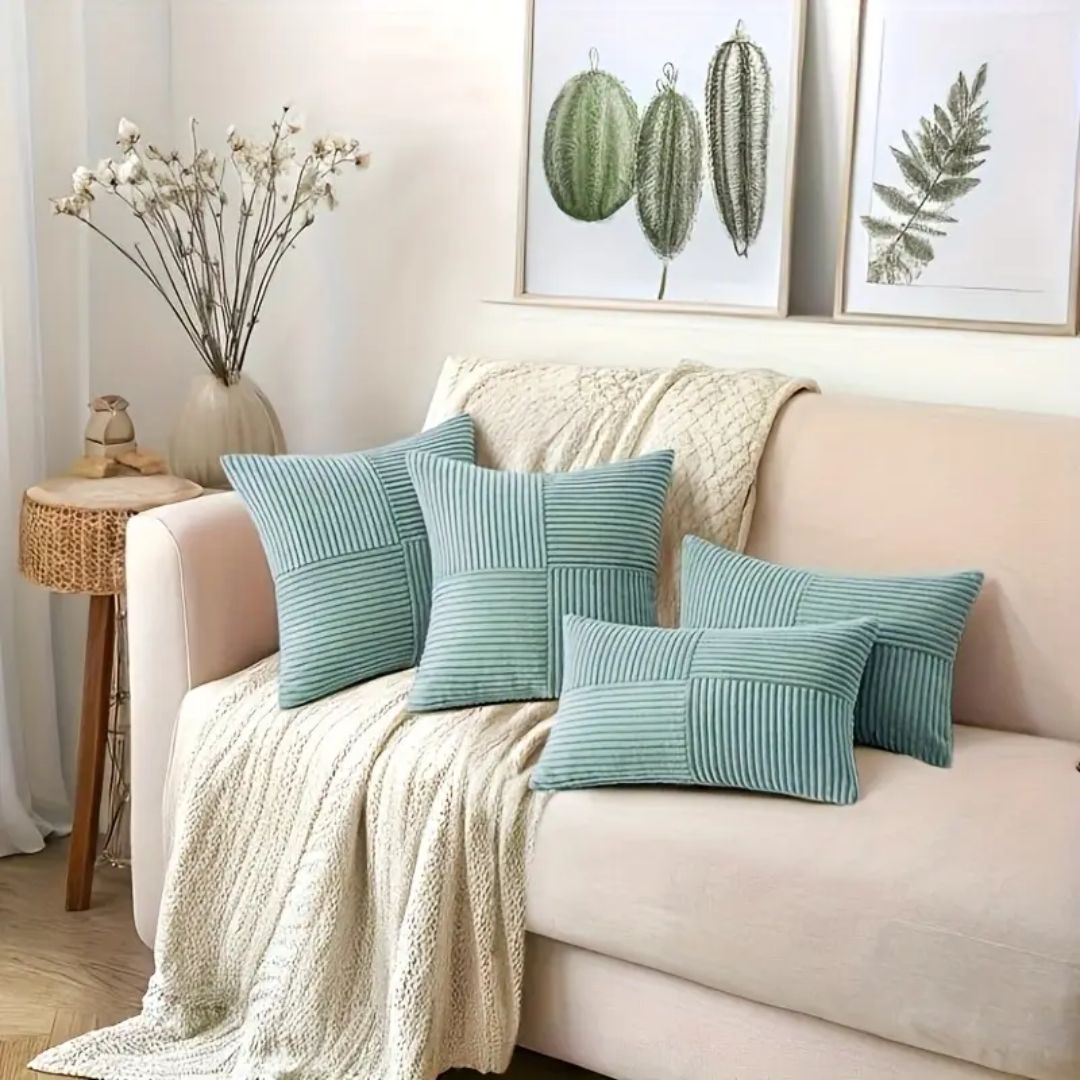 housse-de-coussin-canape-lot-quatre-vert-pastel