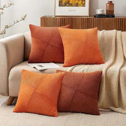 housse-de-coussin-orange-rouille-salon