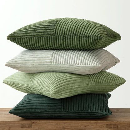 housse-de-coussin-velours-vert-composition