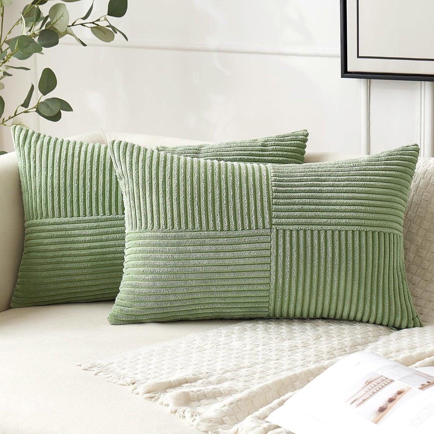 housse-de-coussin-vert-rectangulaire