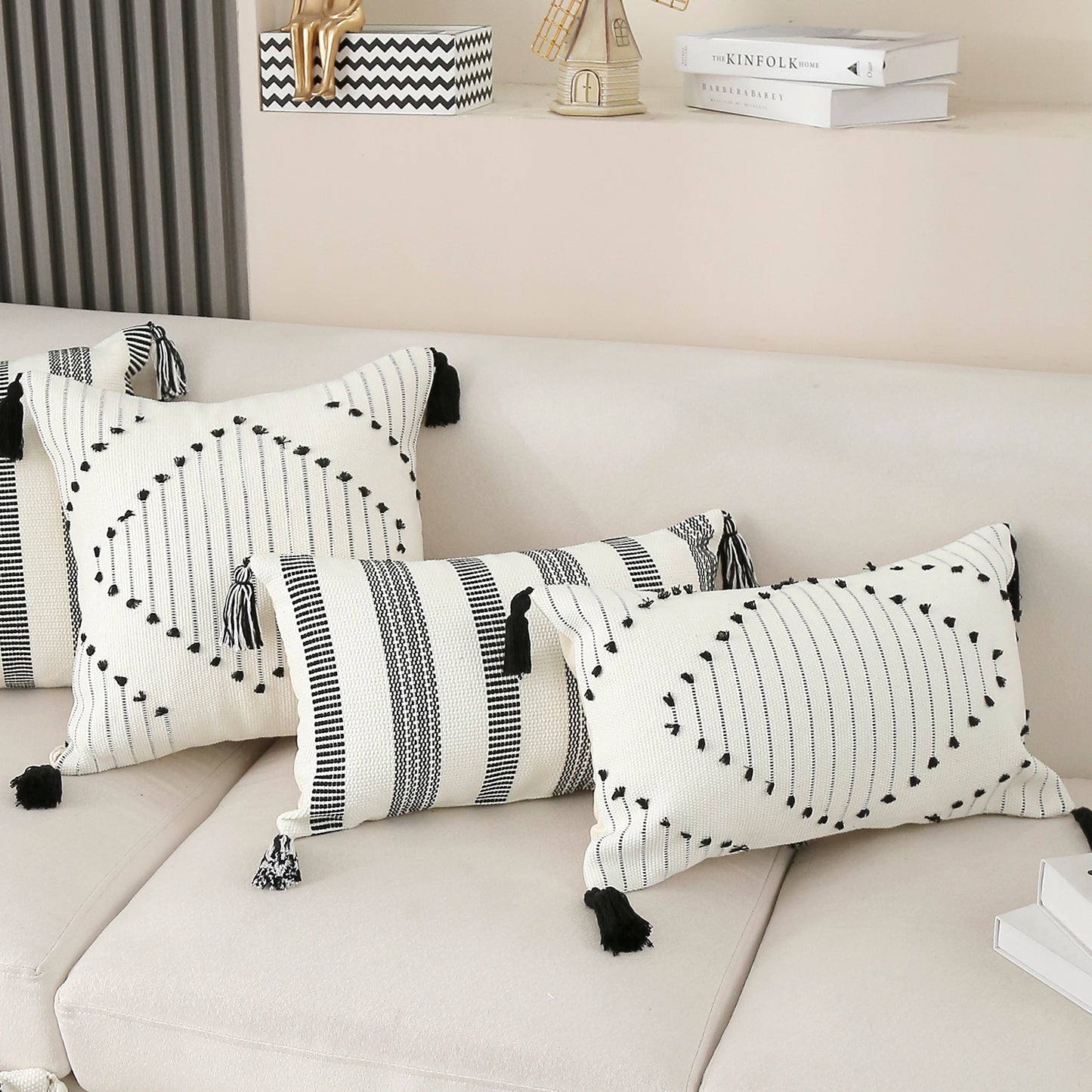 Housse de coussin | WovenCover™ Six bandes