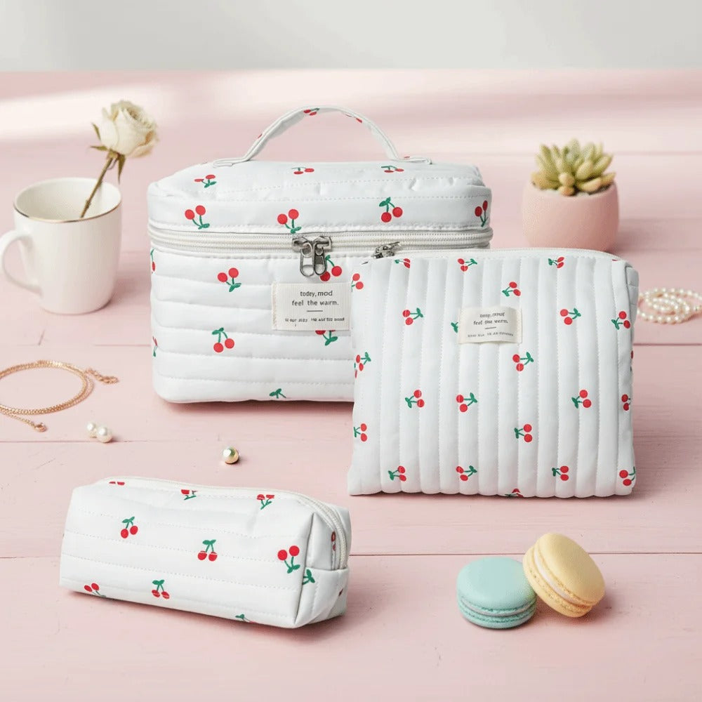 trousse de toilette femme | kit Grosses cerises