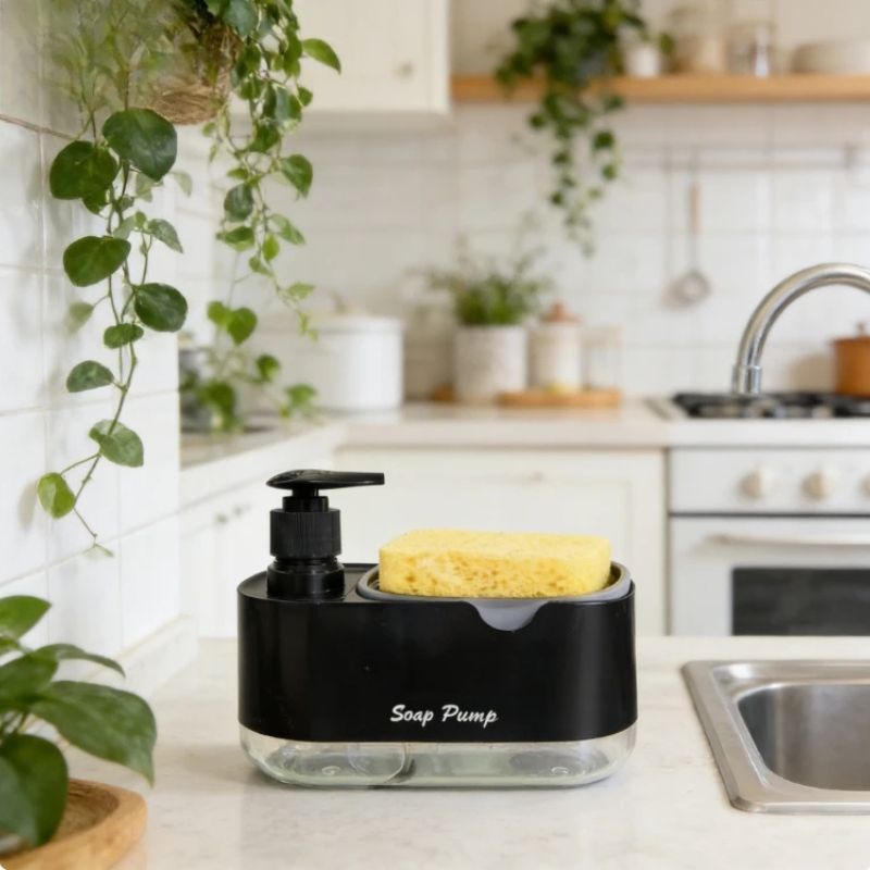 organisateur-evier-cuisine-noir-design