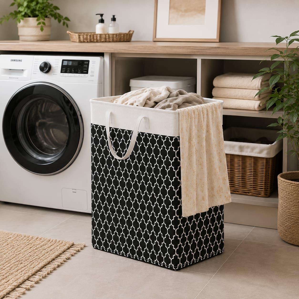 panier-à-linge-buanderie-moderne