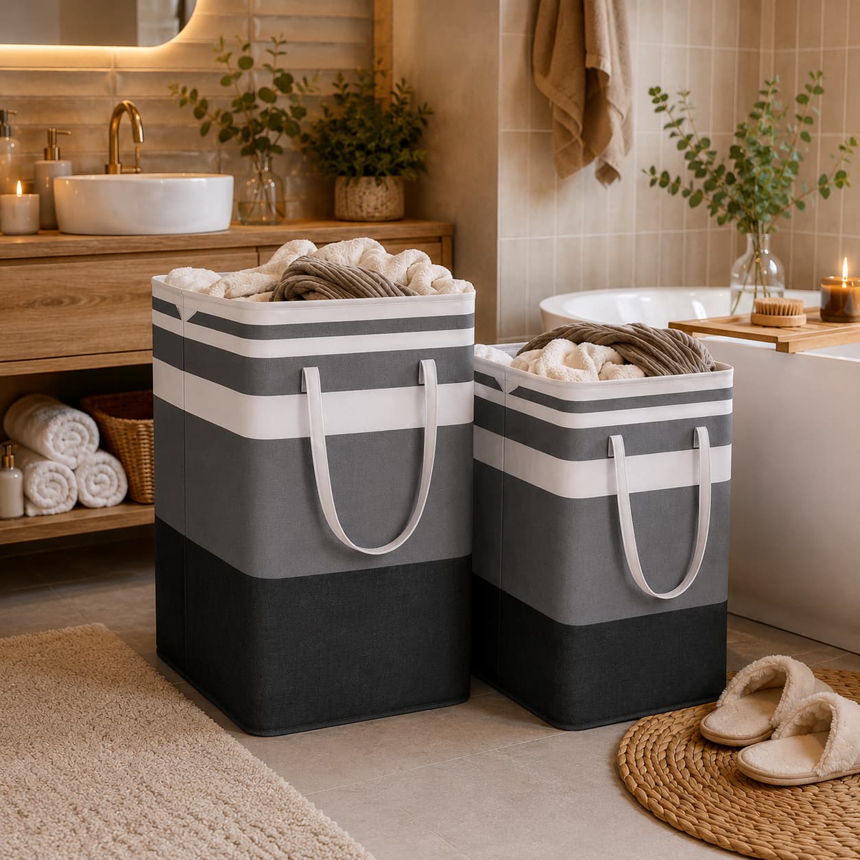 panier-à-linge-familial-pour-chambre
