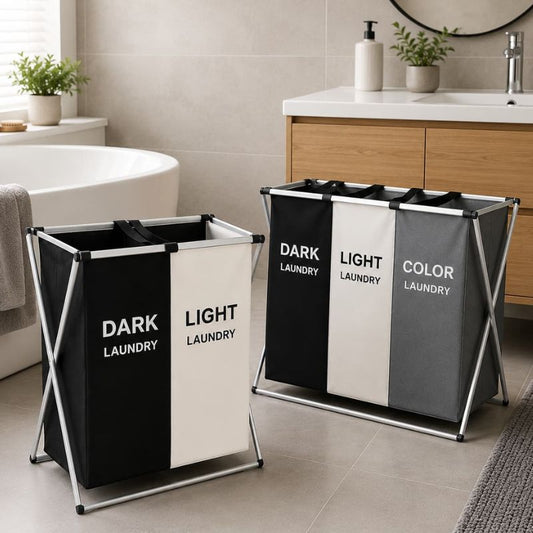 panier-a-linge-pliable-compartimente