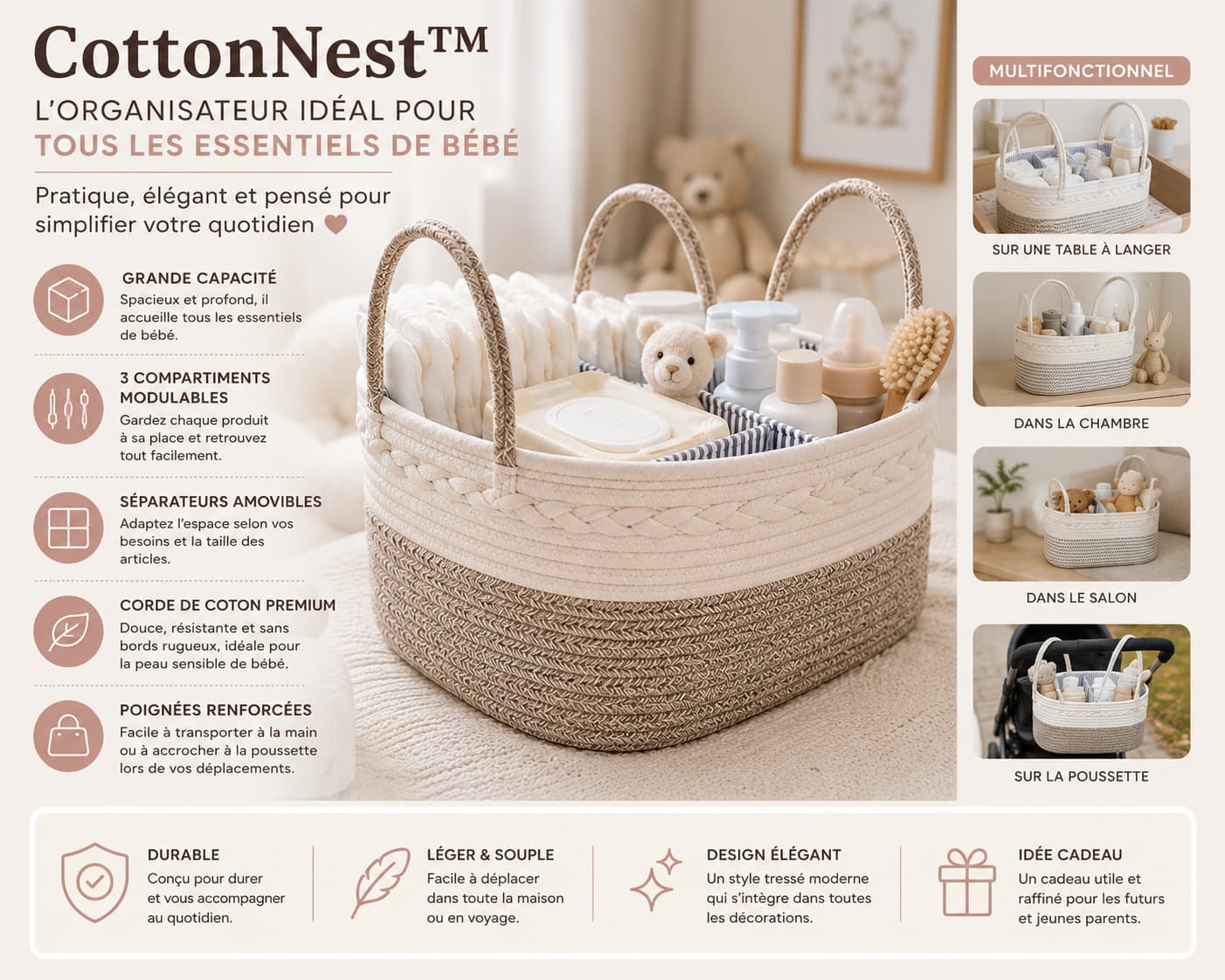 panier-de-rangement-organisateur-couches-bébé