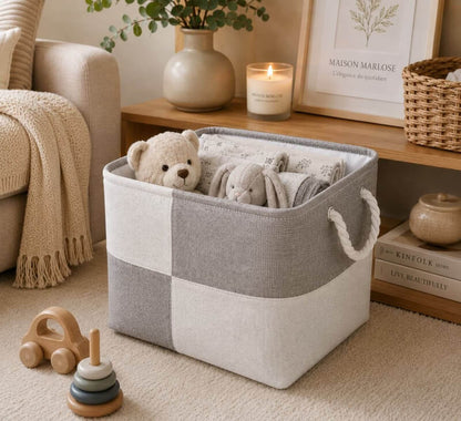 panier-rangement-déco-gris-perle