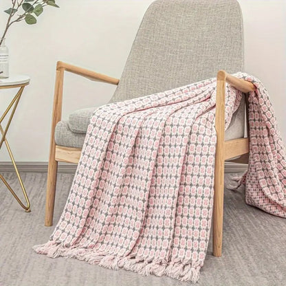 plaid-chaud-horizons-fauteuil-rose