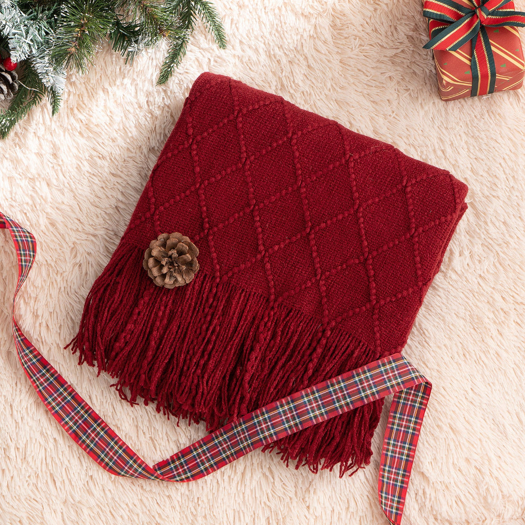 plaid-chauffant-aurore-bourgogne-pliée-tapis