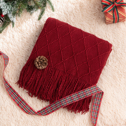 plaid-chauffant-aurore-bourgogne-pliée-tapis