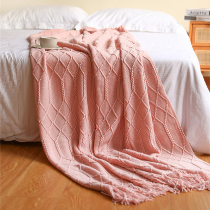 plaid-chauffant-aurore-rose-couverture
