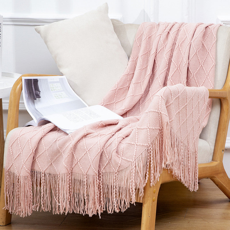 plaid-chauffant-aurore-rose-fauteuil