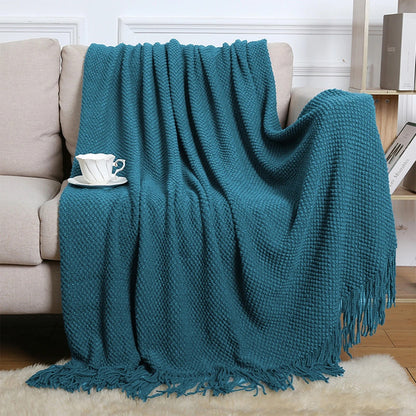 plaid-chauffant-azur-bleu-fauteuil