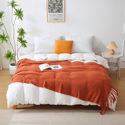 plaid-chauffant-azur-saumon-couverture