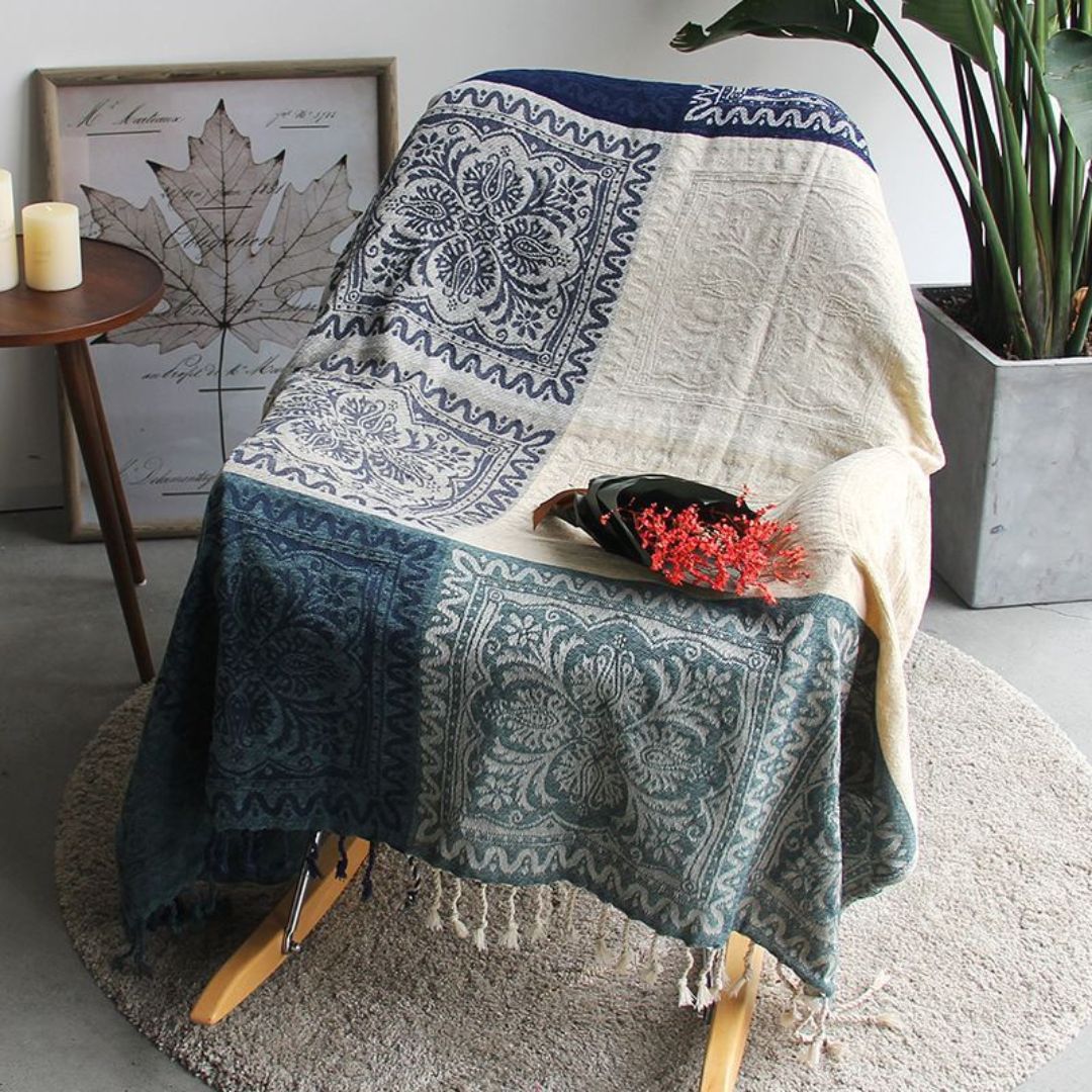 plaid-chauffant-boheme-caroussel-pastelharmony-chaise