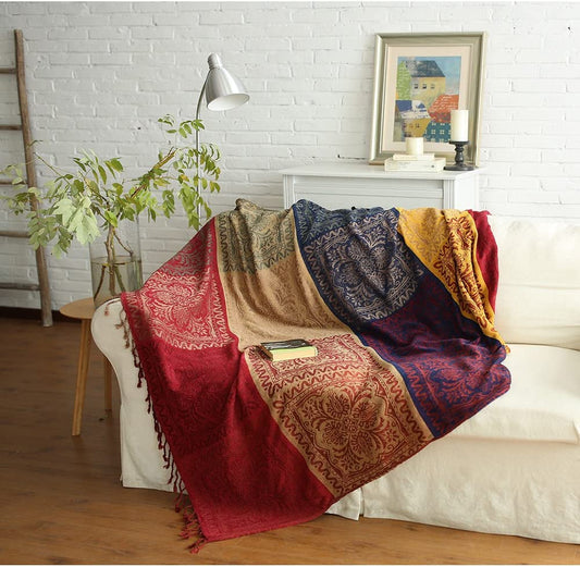plaid-chauffant-boheme-fireside-sur-canape