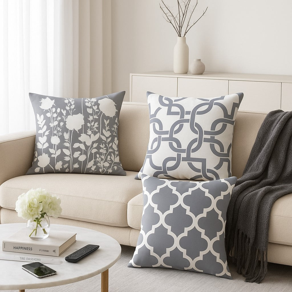 plaid-chauffant-gris-coussins