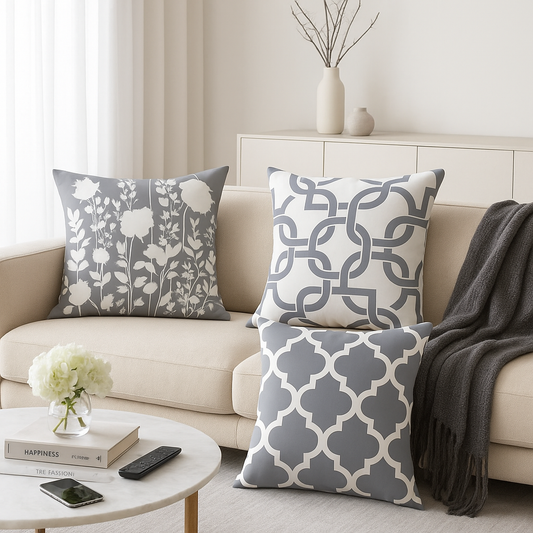 plaid-chauffant-gris-coussins