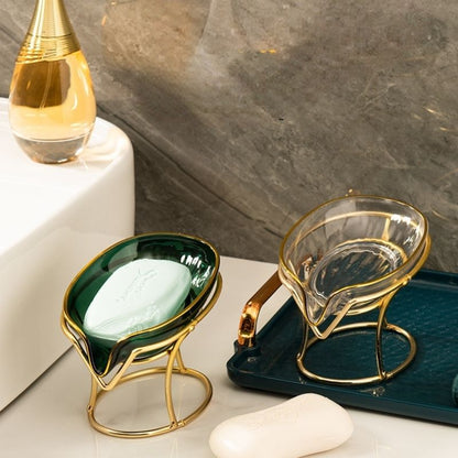 porte-savon-de-luxe-dore-vert-clair