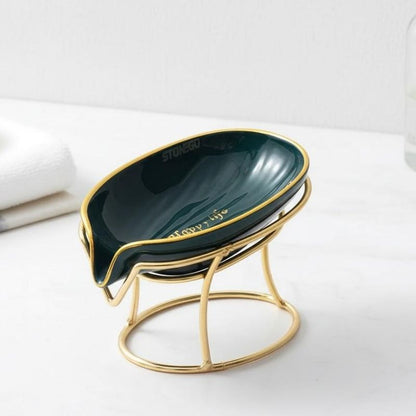 porte-savon-de-luxe-vert-fonce