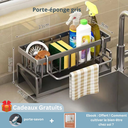 Porte éponge évier | EvierClean™ Plastique