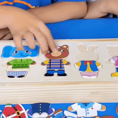 Puzzle 3d bois | Emoti'Mode™ Trio cadeau bébé