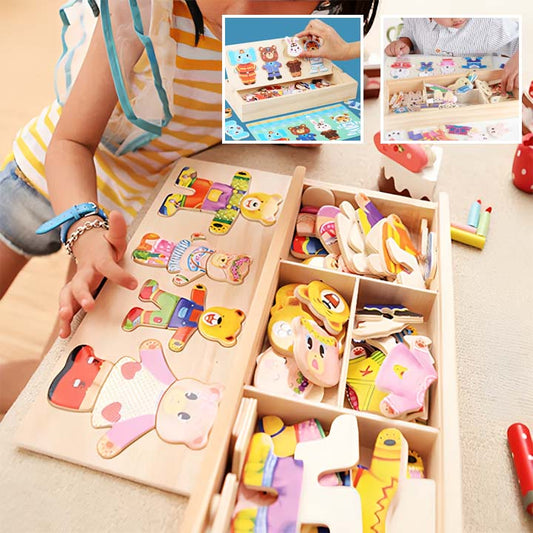puzzle-3d-en-bois-ours-caroussel
