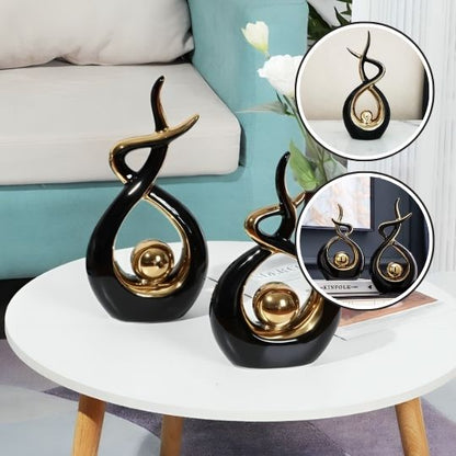 sculpture-nordicdeco-caroussel-duo-noir-sur-table
