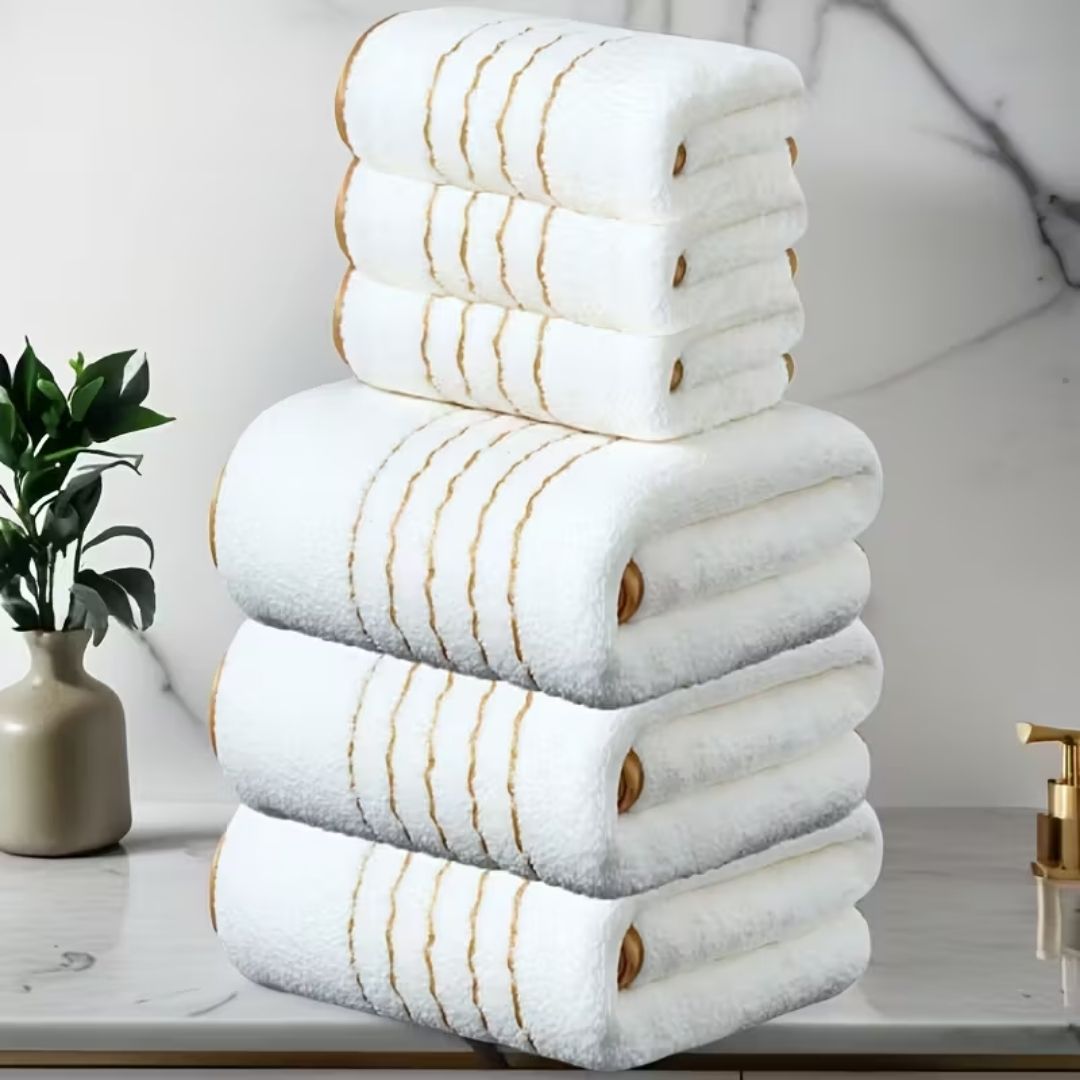 serviette-de-bain-blanc-set