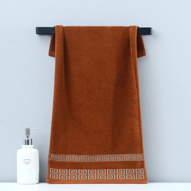 serviette-de-bain-cotton-marron
