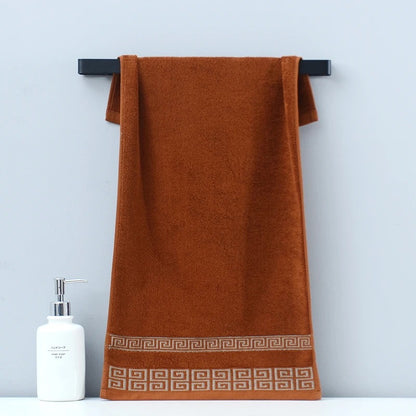 serviette-de-bain-cotton-marron