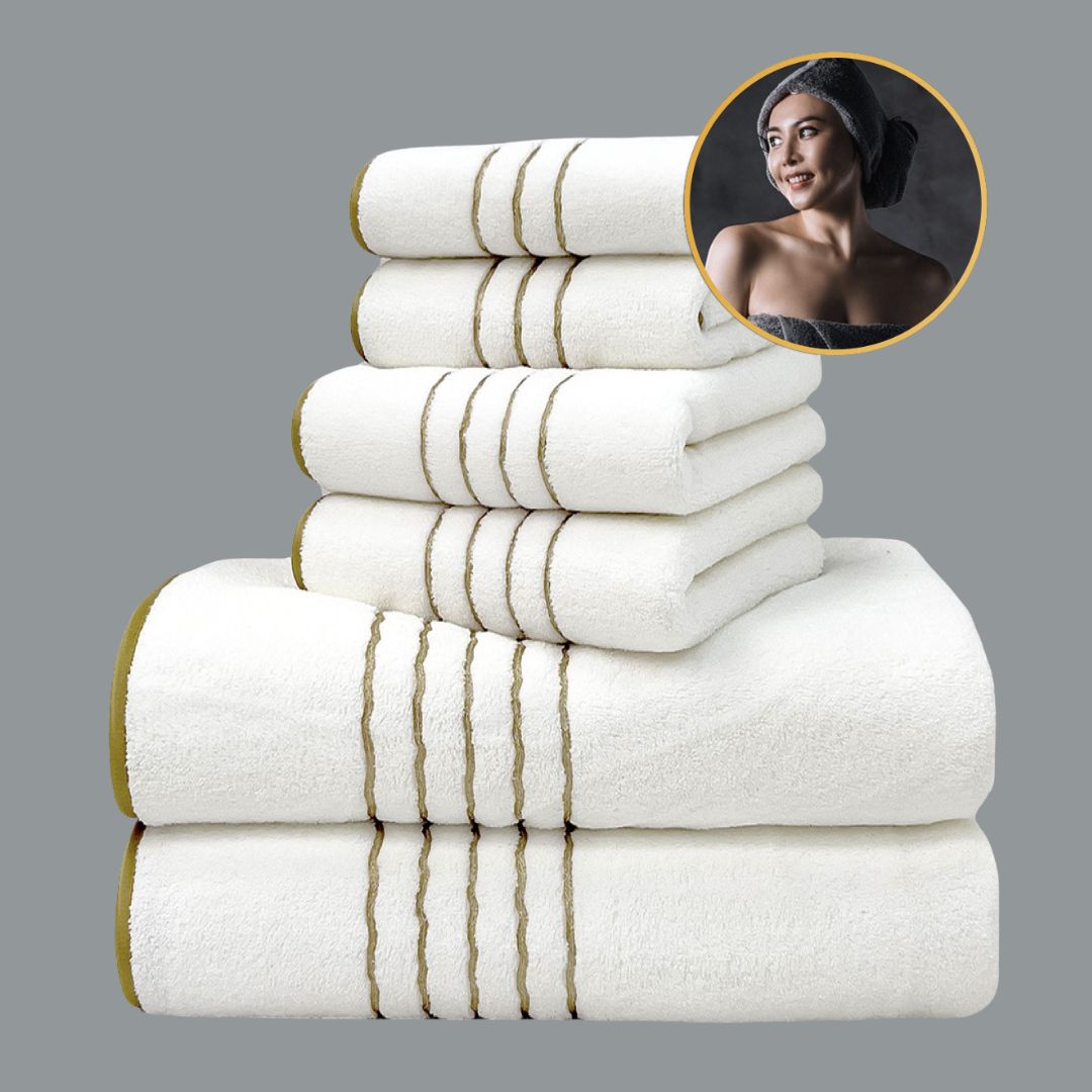 serviette-de-bain-lot-blanc