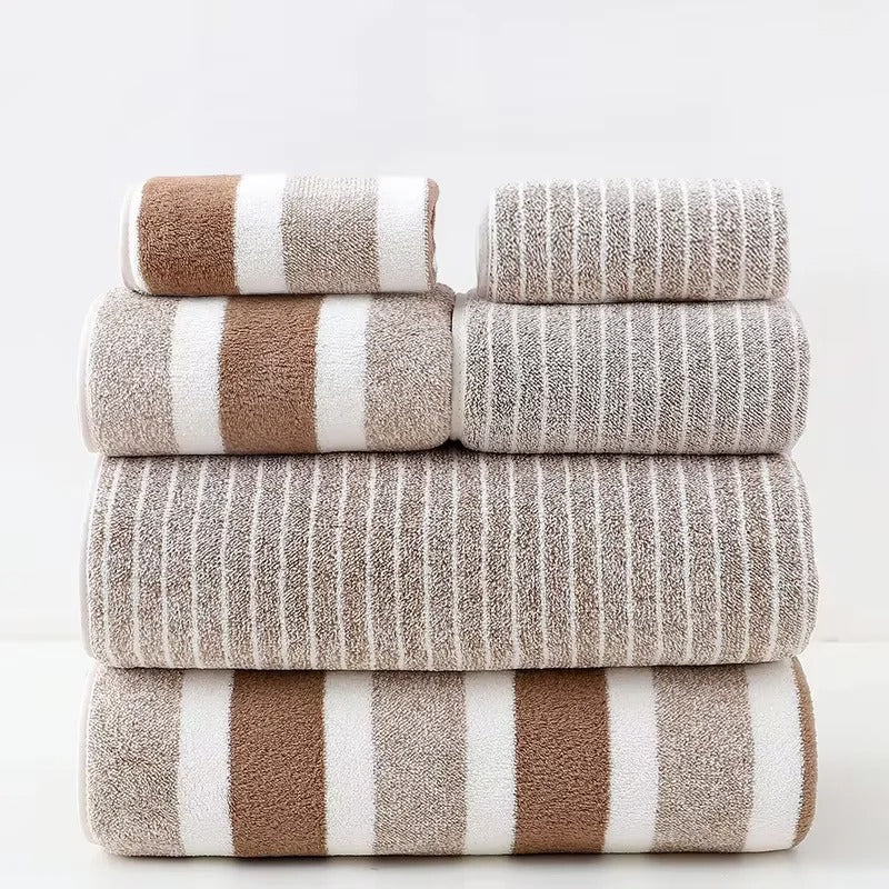 serviette-de-bain-set-mixe-marron