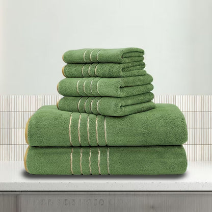 serviette-de-bain-vert-set