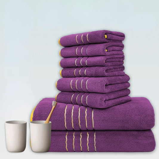 serviette-de-bain-violet-huit