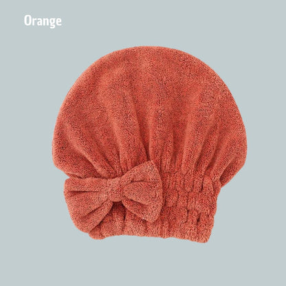 serviette microfibre cheveux | DryingCap™ Orange