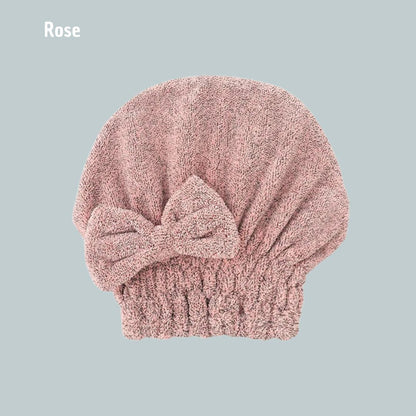 serviette microfibre cheveux | DryingCap™ Rose