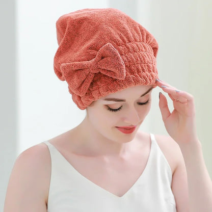 serviette microfibre cheveux | DryingCap™ Orange