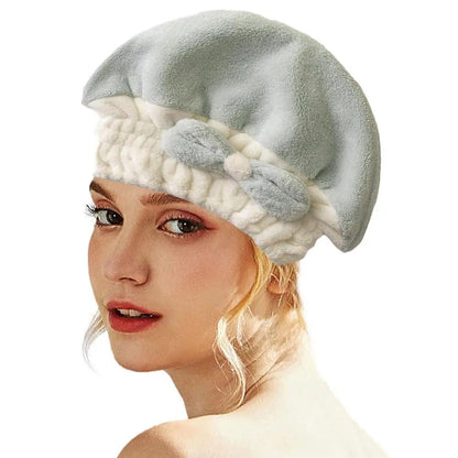 serviette-microfibre-verte-cheveux