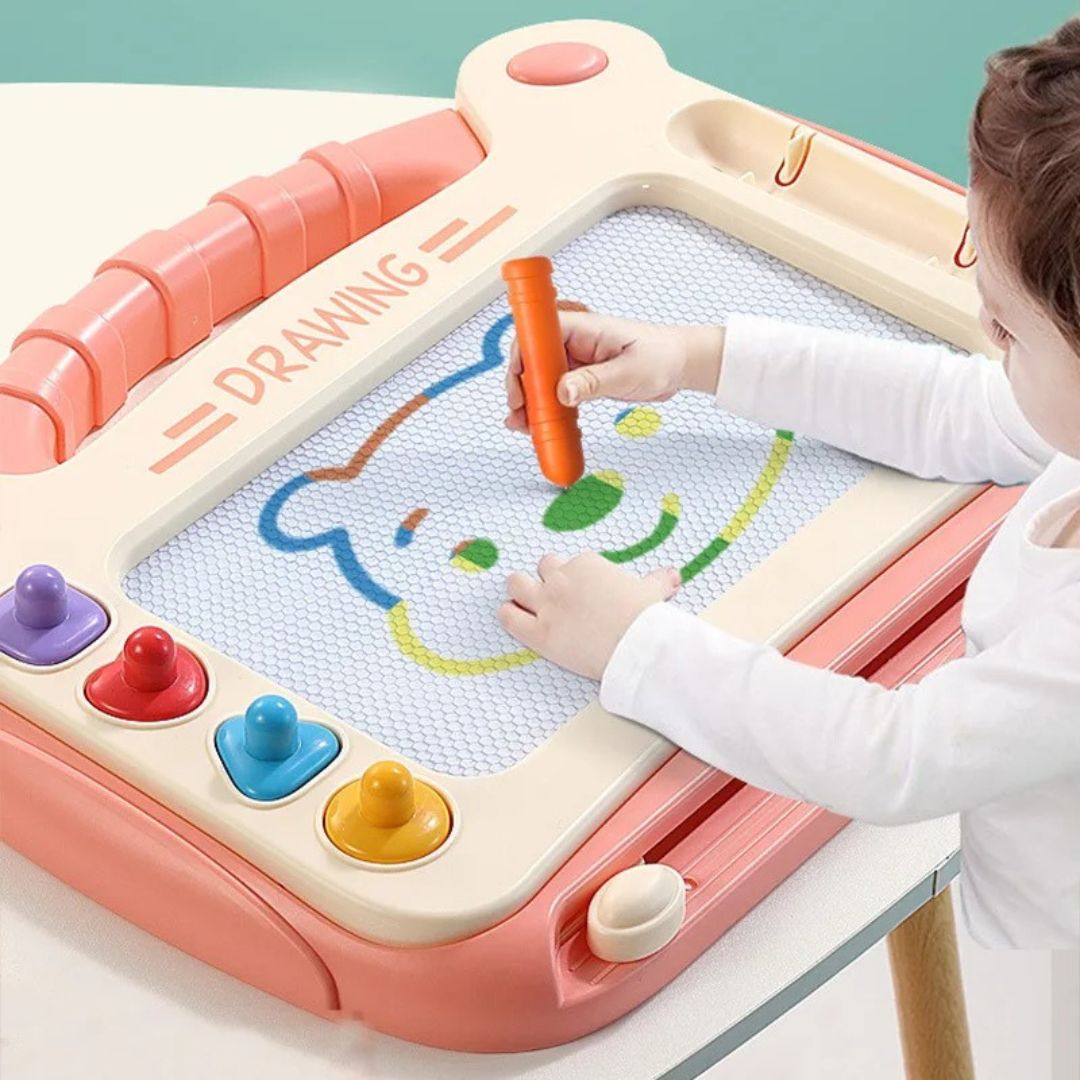 tablette-magnetique-caroussel-rose-fonce