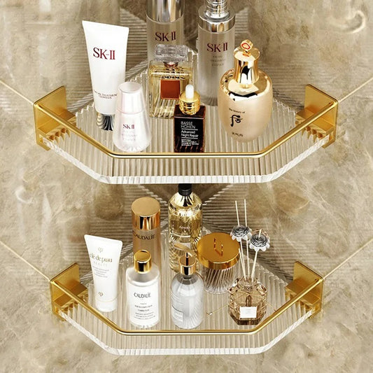 étagère-d'angle-décorative-doré